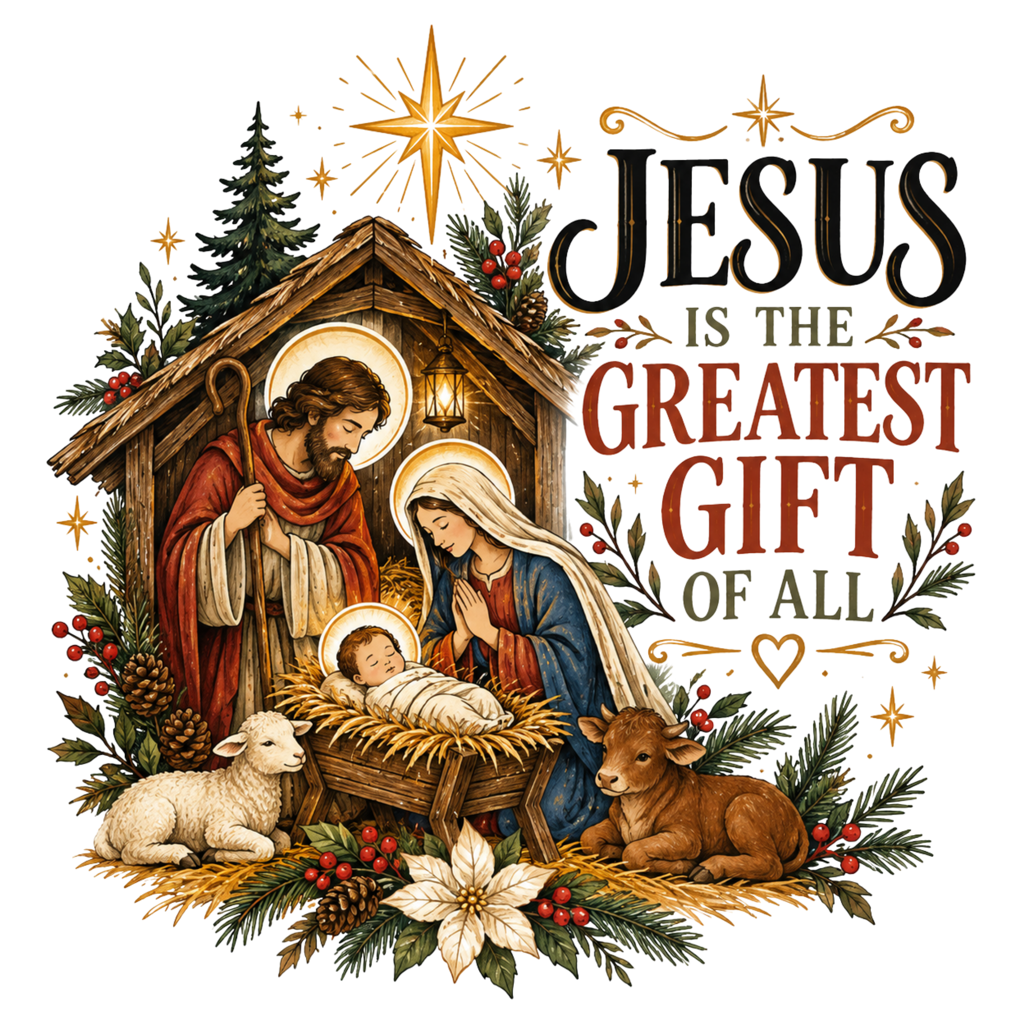Greatest Gift Christmas Nativity