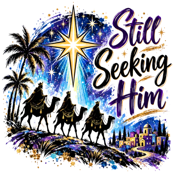 Oh Holy Night Nativity Silhouette