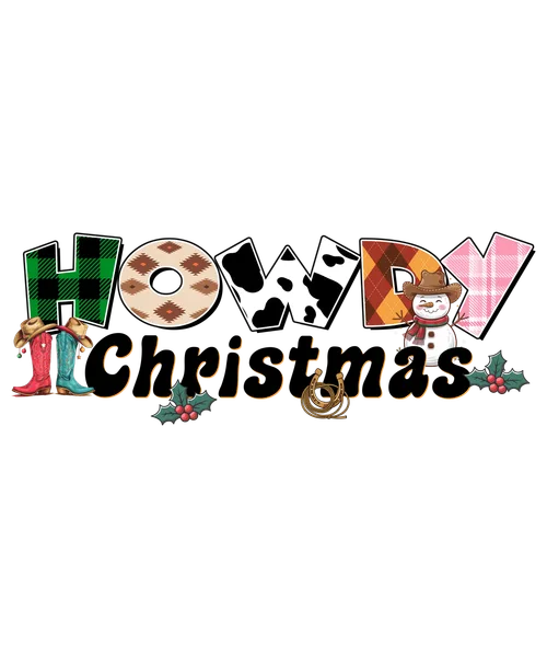 Patchwork Howdy Christmas