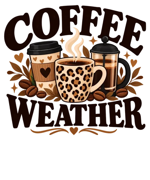Coffee Weather Leopard Mug